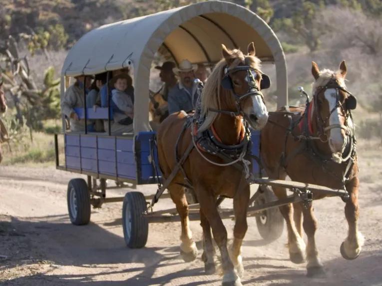 Grand Canyon Western Ranch by Luxury Bus & Helicopter Tour