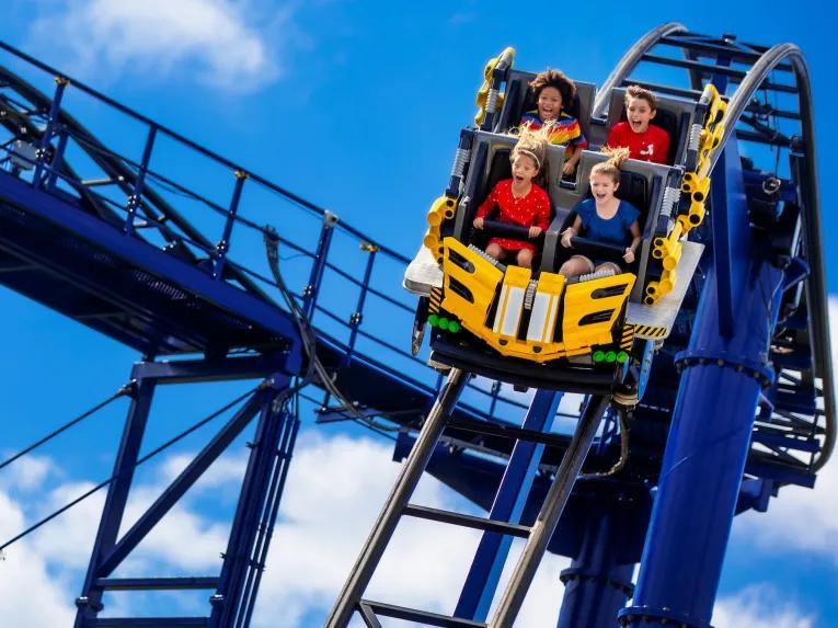 Guests on the Great LEGO Race at LEGOLAND Florida