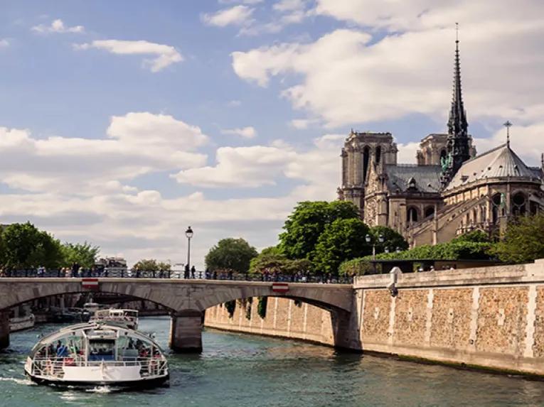 Notre Dame from the Seine