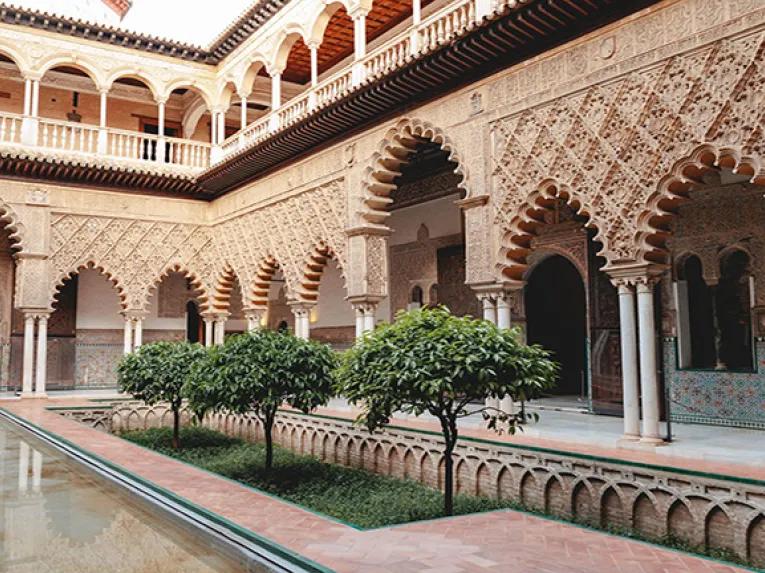 Alcazar Courtyard