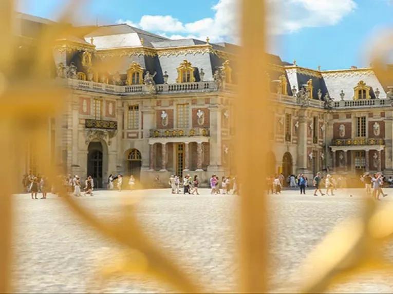 Looking through the gold gates