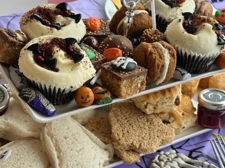 London Halloween Afternoon Tea Bus