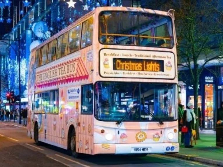 Singalong Christmas Lights with Festive Food & Drinks London Bus Tour