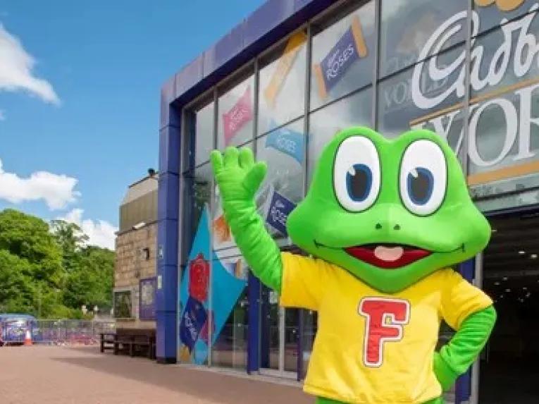Freddo at Cadbury World