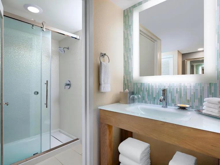 Guest bathroom at the Walt Disney World Dolphin