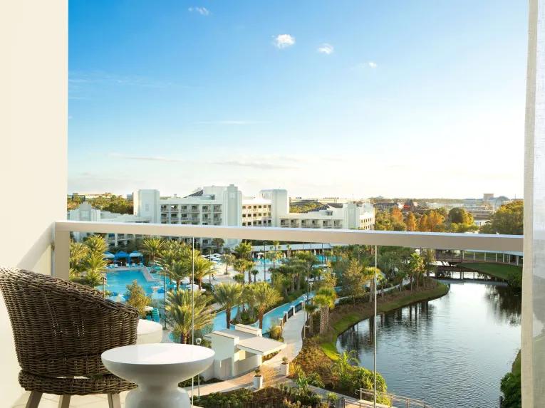 View from guest room at Hilton Orlando Buena Vista Palace Disney Springs® Area