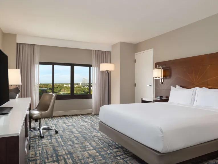 Deluxe Room with King Bed at the Hilton Orlando Lake Buena Vista Disney Springs® Area