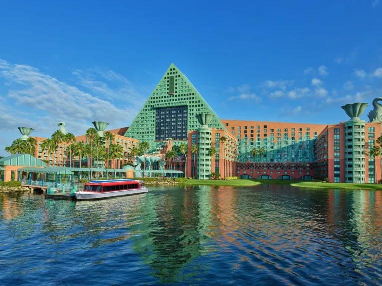 Exterior of the Walt Disney World Swan and Dolphin Resort