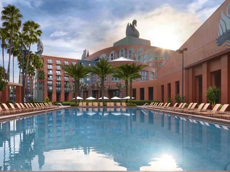 Swan Lap Pool at the Walt Disney World Swan
