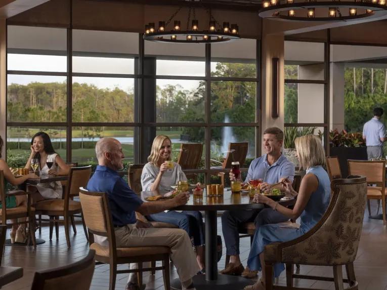 Guests dining at the Four Seasons Orlando
