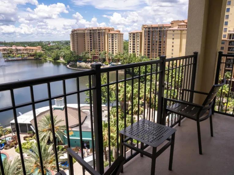 Lake View with 2 Queens & Balcony at the Wyndham Grand Orlando Resort Bonnet Creek