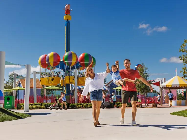 Guests at Peppa Pig theme Park in Florida