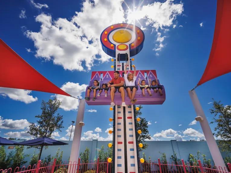 Guests at Peppa Pig theme Park in Florida