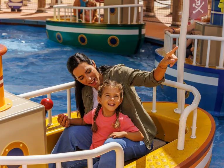 Guests at Peppa Pig theme Park in Florida