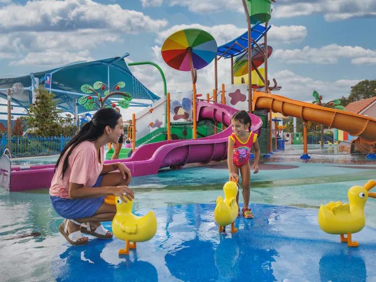 Guests at Peppa Pig theme Park in Florida
