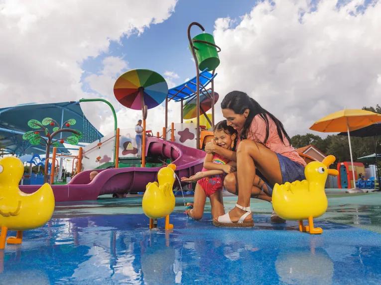 Guests at Peppa Pig theme Park in Florida
