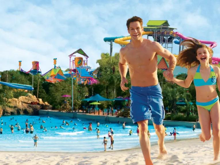 Guests at Aquatica in Orlando