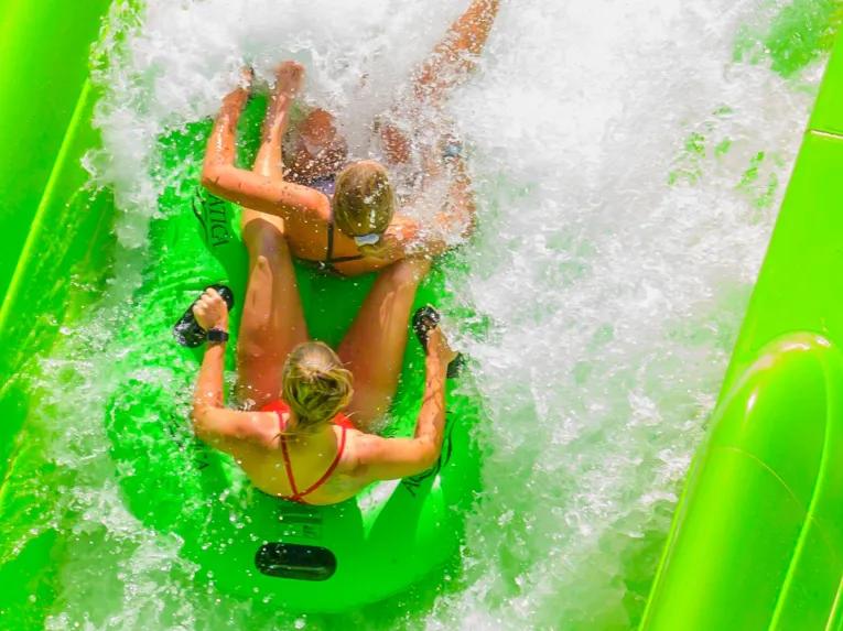 Guests on Rip Tide Race at Aquatica