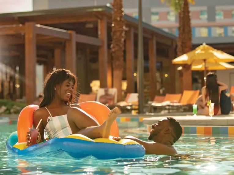 Guests in the pool, Universal's Endless Summer Resort - Dockside Inn and Suites