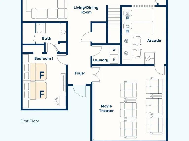 Villatel Orlando Resort (32228) 6-bedroom Villa in Orlando Town