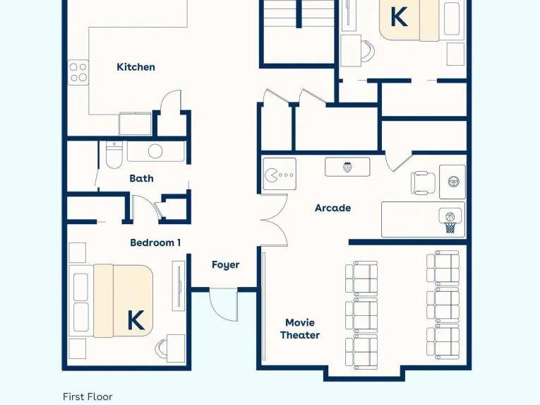 Villatel Orlando Resort (32135) 9-bedroom Villa in Orlando Town