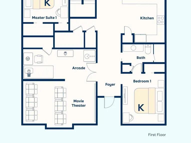 Villatel Orlando Resort (32689) 9-bedroom Villa in Orlando Town